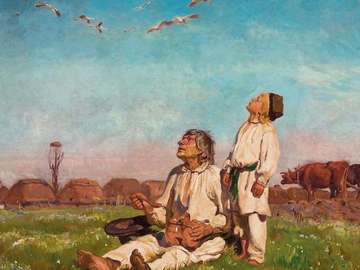 departure of the storks jigsaw puzzle online