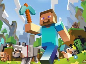 Minecraft online puzzle