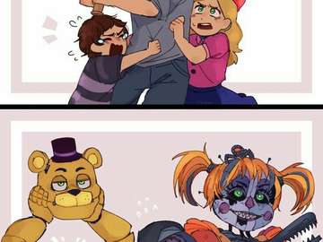 FNAF AFTON FAMILY. online puzzle